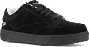 Chaussures de sécurité 2026 Reebok basses, vue en perspective montrant le confort, la forme et le style moderne.