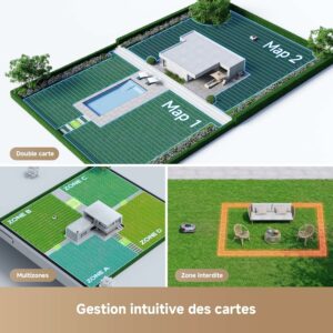 Dreame A1 Pro - robot tondeuse sans fil 2000 m²