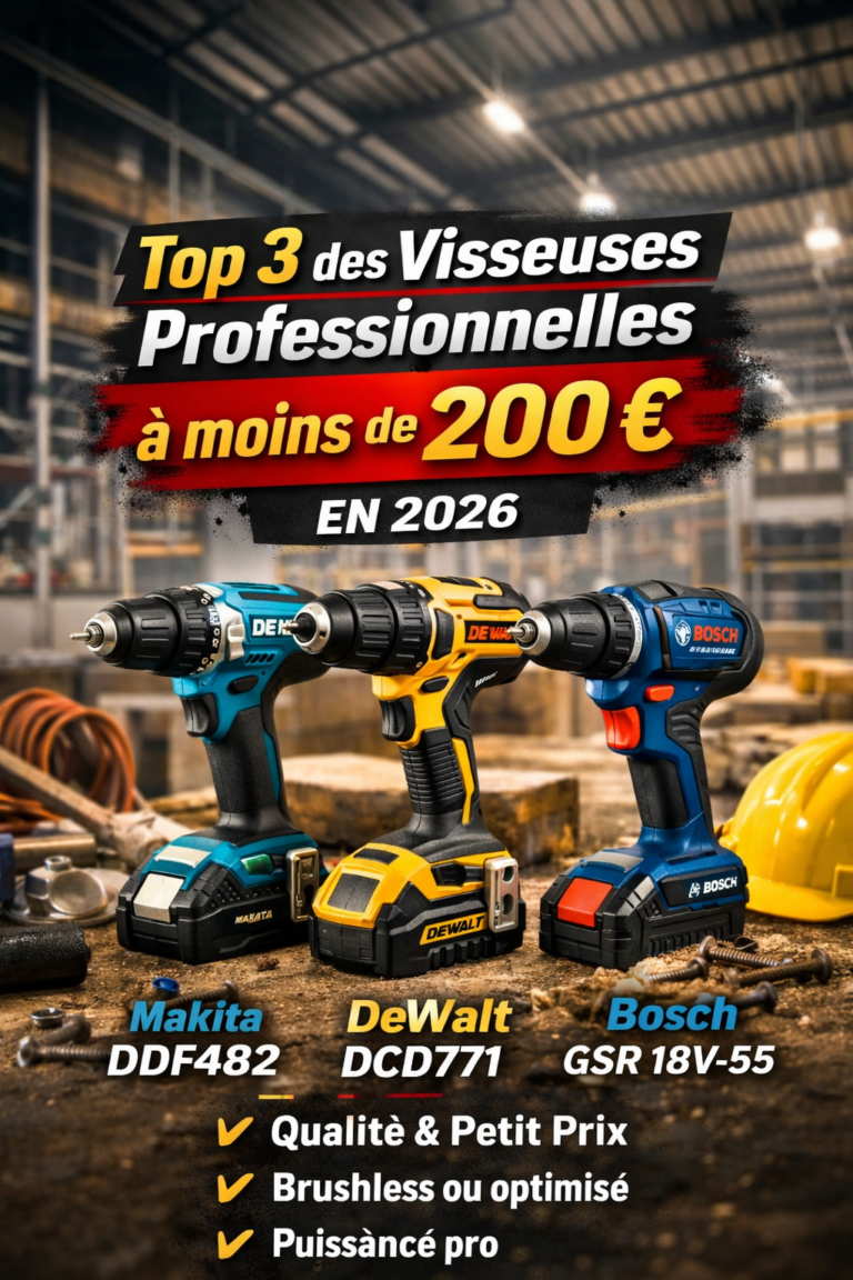 visseuse professionnelle moins de 200 €