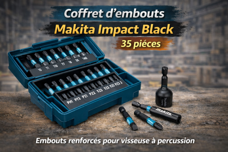 coffret embouts Makita Impact Black