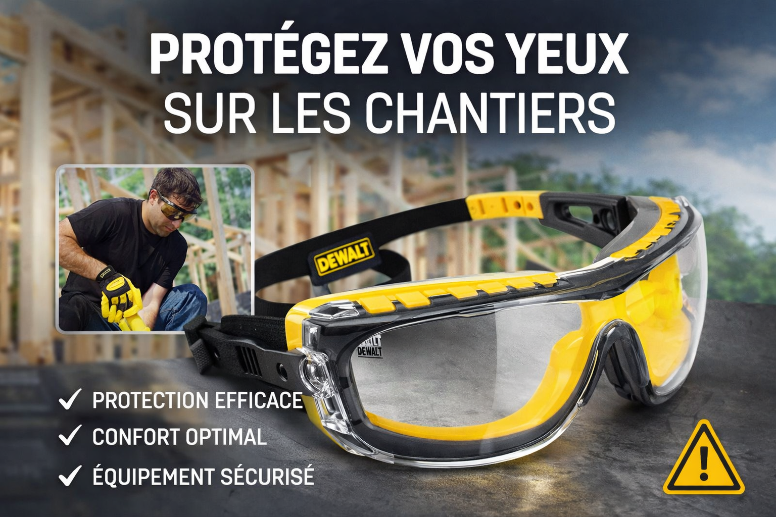 Lire la suite à propos de l’article Les 3 meilleures paires de lunettes de chantier