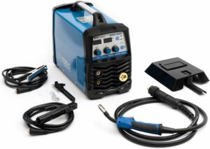 Poste à souder MIG MAG IPOTOOLS MIG-185R 185A avec accessoires complets pour soudage acier et inox