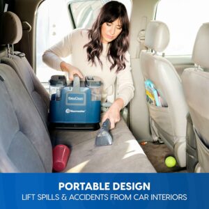 Shampouineuse voiture utilisée pour le nettoyage des sièges auto et intérieur textile de véhicule.