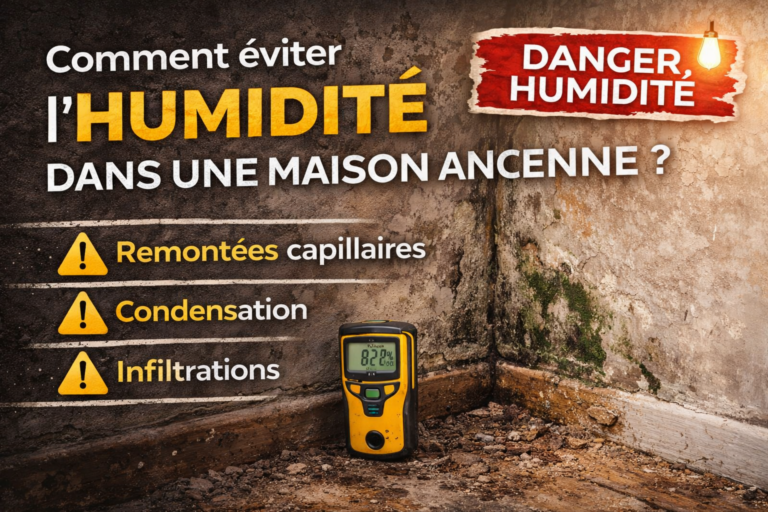 humidite maison ancienne mur humide remontées capillaires condensation infiltrations moisissures rénovation