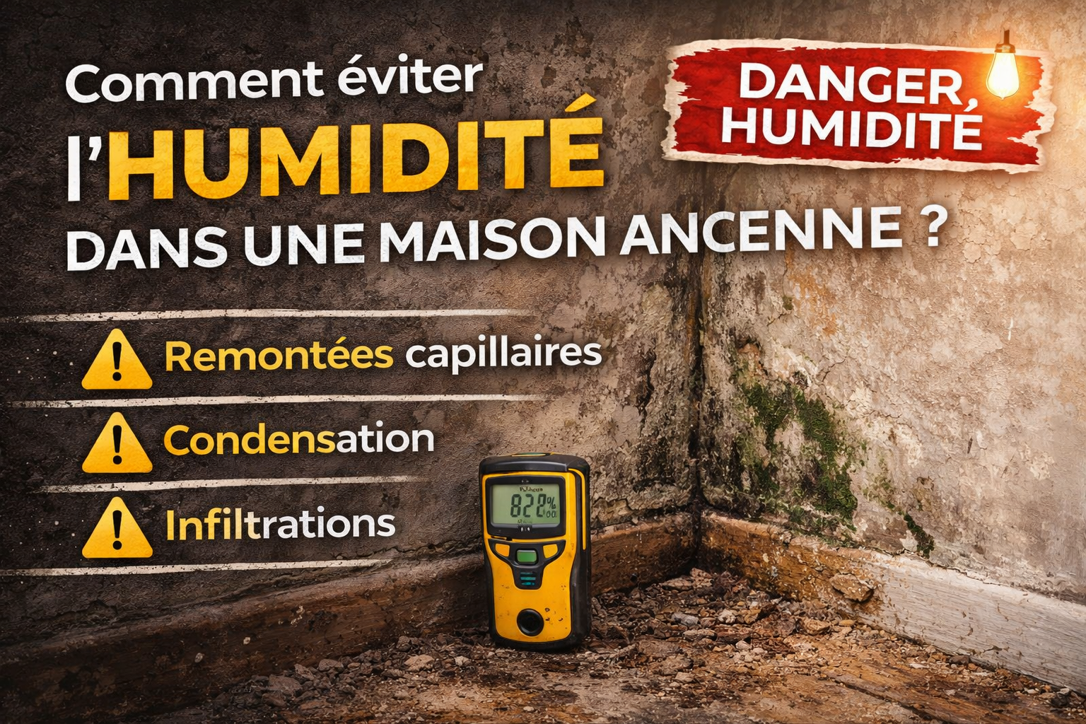 Lire la suite à propos de l’article Comment éviter l’humidité dans une maison ancienne ?
