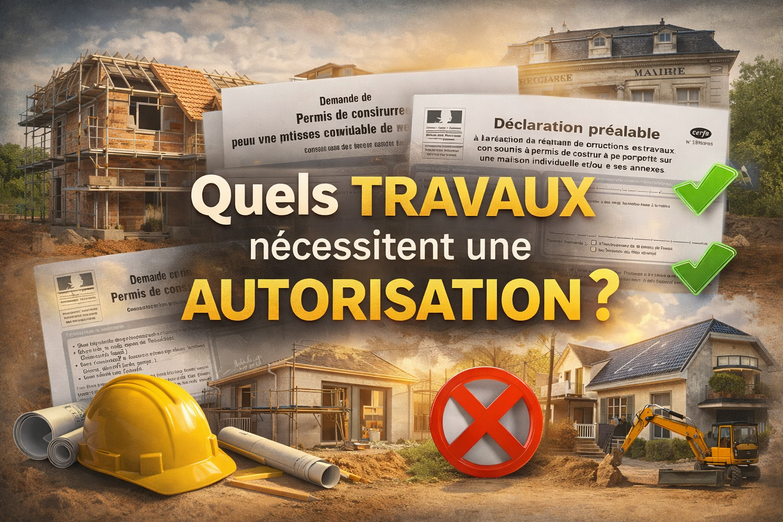 Lire la suite à propos de l’article Quels travaux nécessitent une autorisation ?