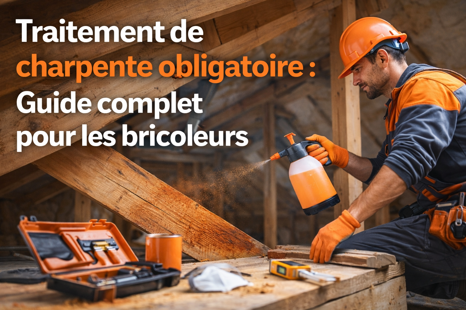 Lire la suite à propos de l’article Traitement de charpente obligatoire : Guide complet pour les bricoleurs