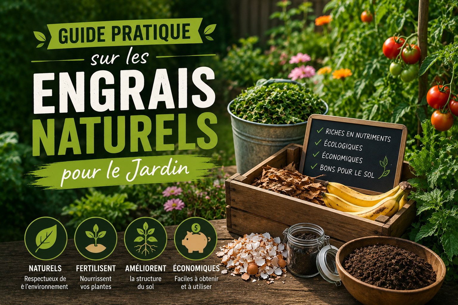 Lire la suite à propos de l’article Guide Pratique sur les Engrais Naturels pour le Jardin