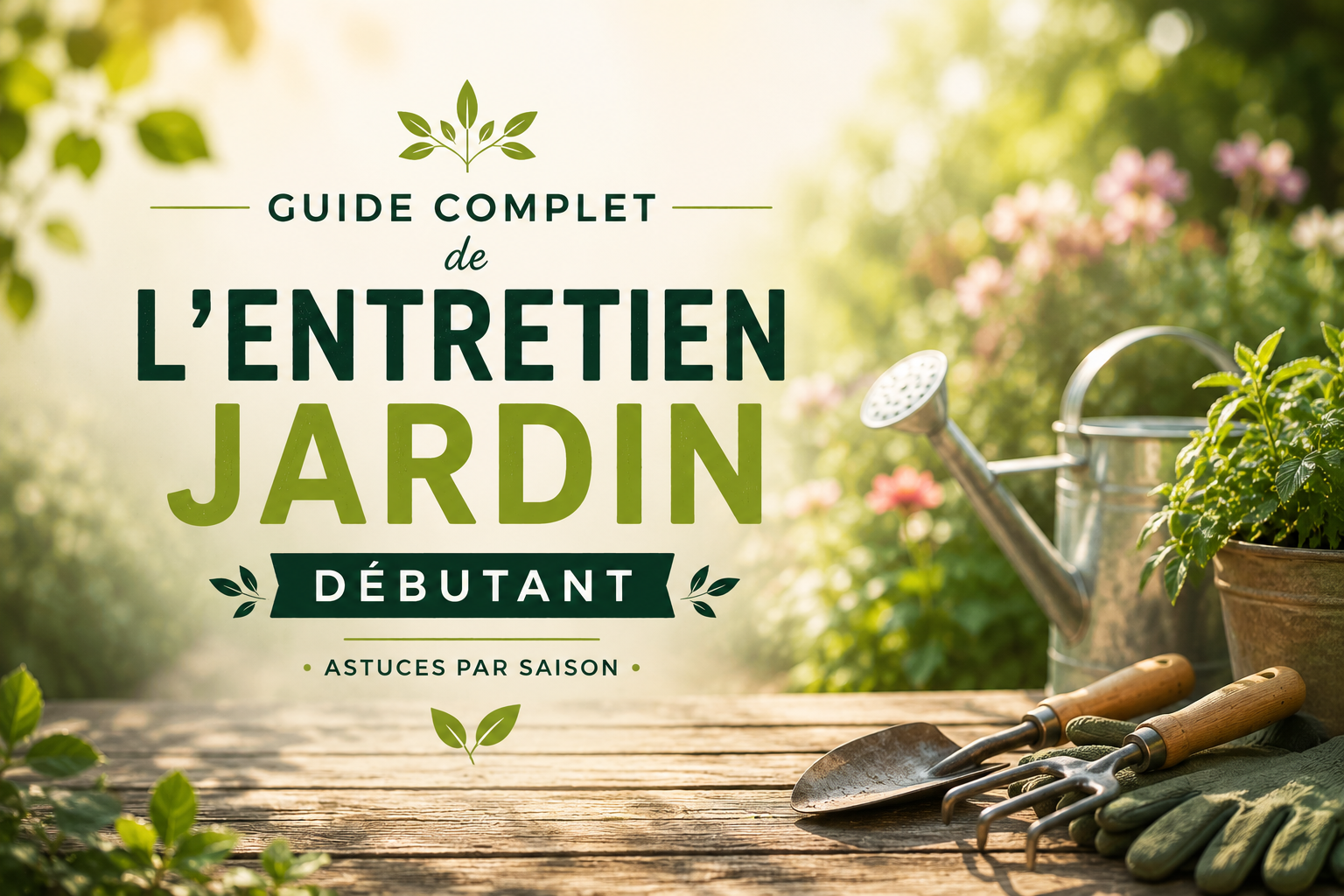 Lire la suite à propos de l’article Guide complet de l&rsquo;entretien jardin débutant : astuces par saison
