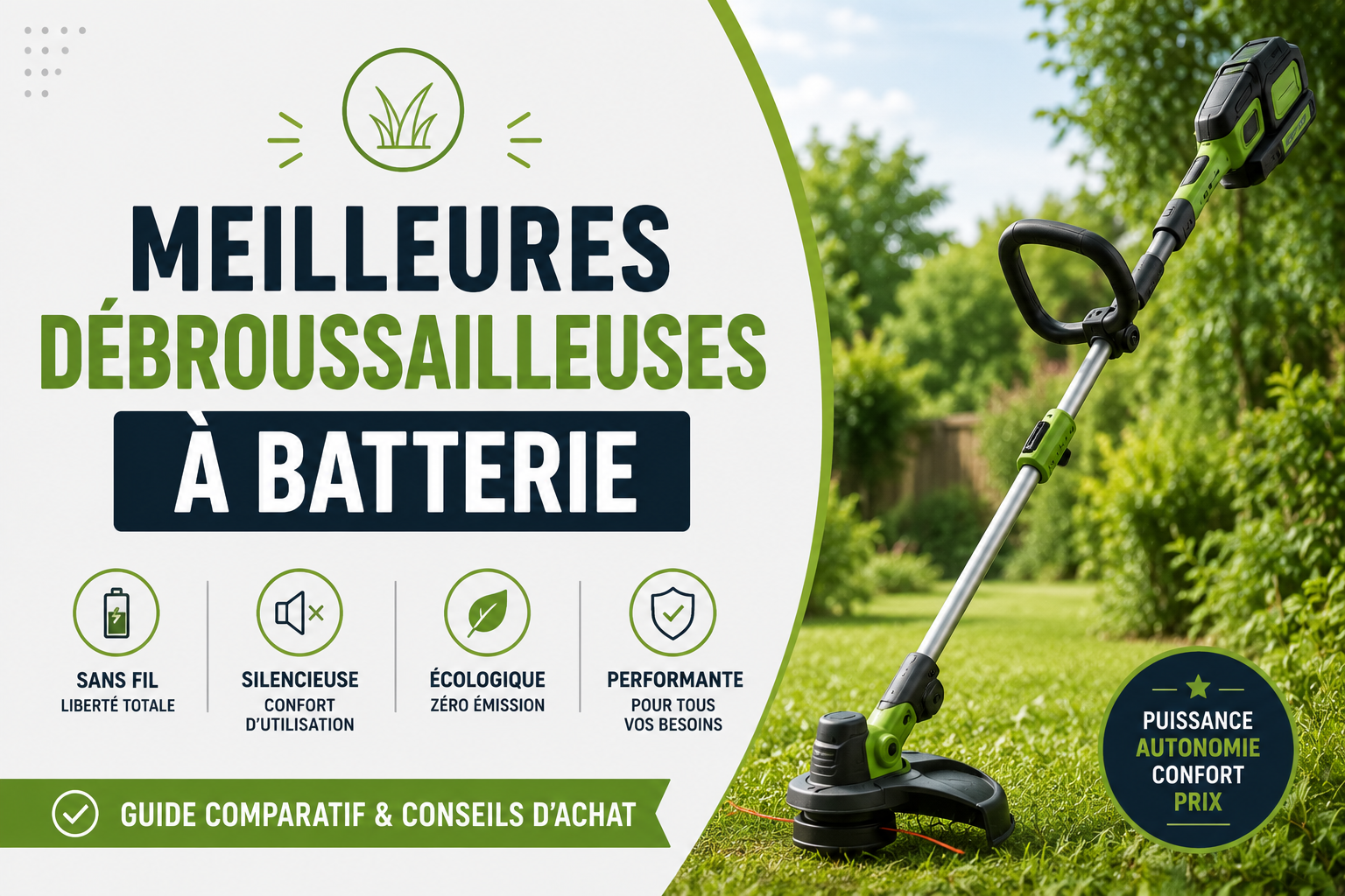 Lire la suite à propos de l’article Comparatif des Meilleures Débroussailleuses à Batterie : Guide d&rsquo;Achat 2026