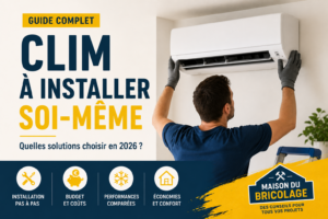 Clim à installer soi-même : installation d’un climatiseur mural dans une maison en 2026.
